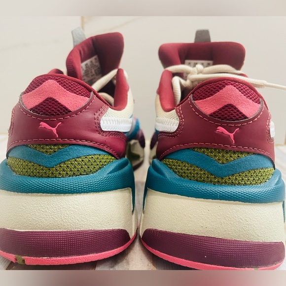 PUMA RS-X3 Puzzle Chunky Sneakers Colorblock Y2K US 6.5C big kid/ women’s 8 - Picture 7 of 16